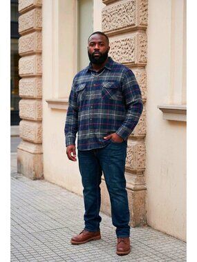 Jachs Heritage Flannel Plaid Button-Up Shirt (SKU#1178)